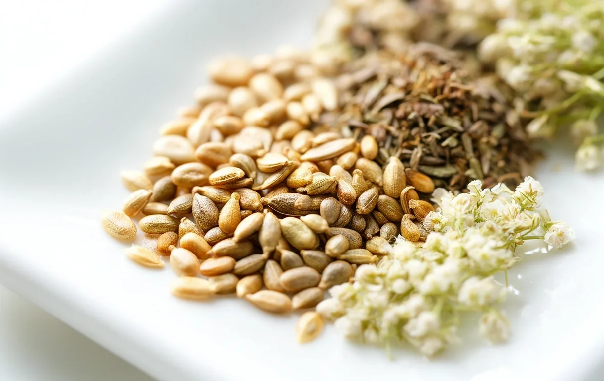 Organic botanical textures